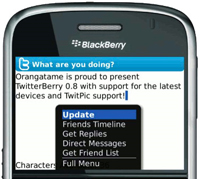 blackberry twitter