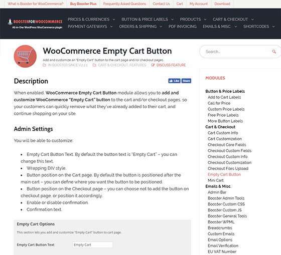 Официальный сайт Booster for WooCommerce