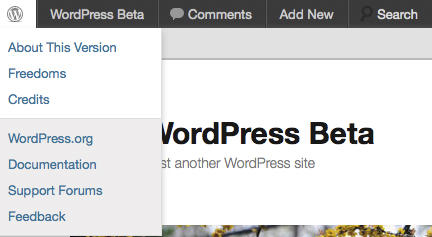 админ панель WordPress 3.3